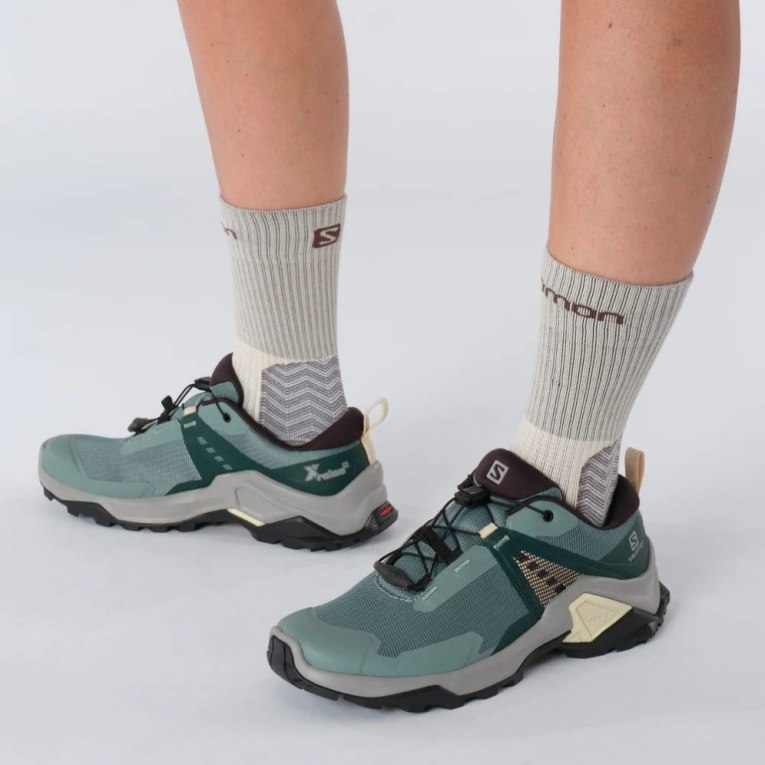 Green Salomon X Raise 2 Women's Hiking Shoes | IE IQ1967